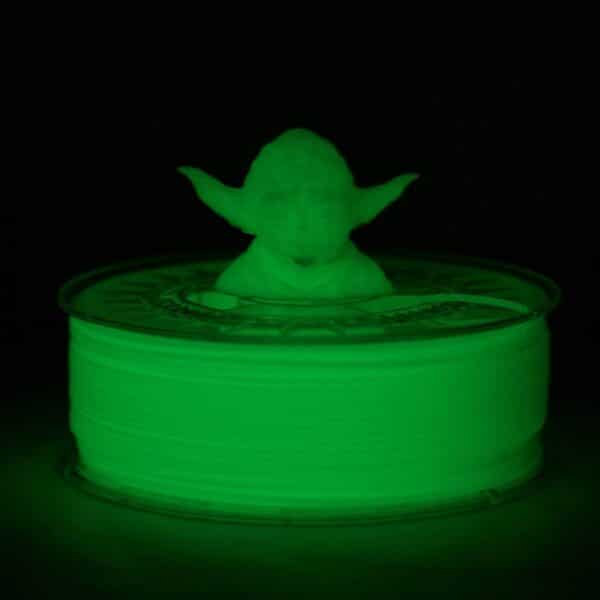 PETG Filament - Glow in the Dark Grün