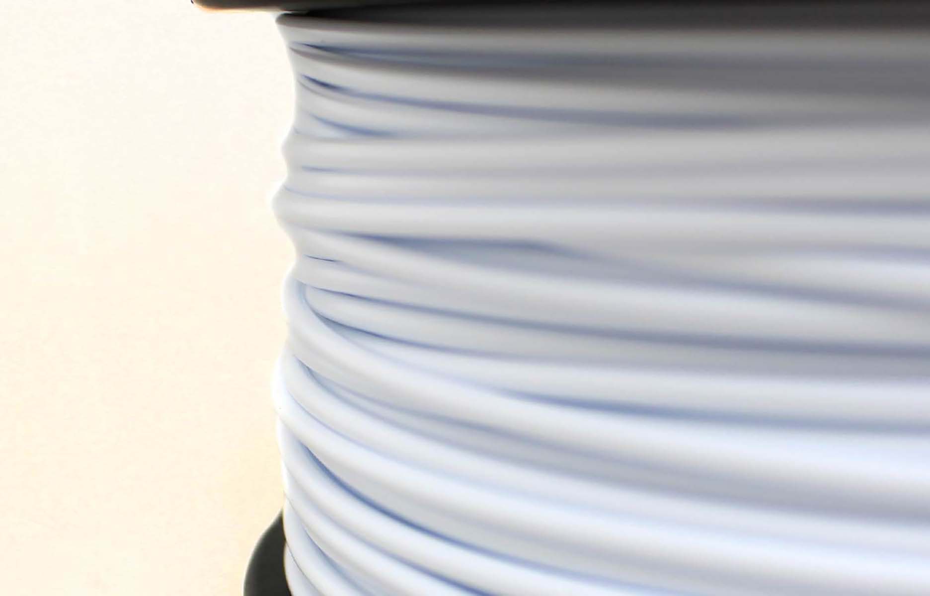 3D Drucker PETG Filament Weiß 285mm