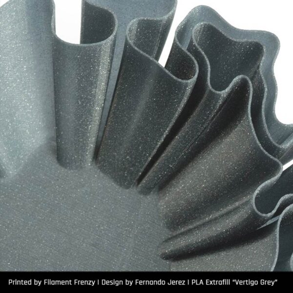 3D Drucker PLA Filament - Vertigo Grey - Fillamentum