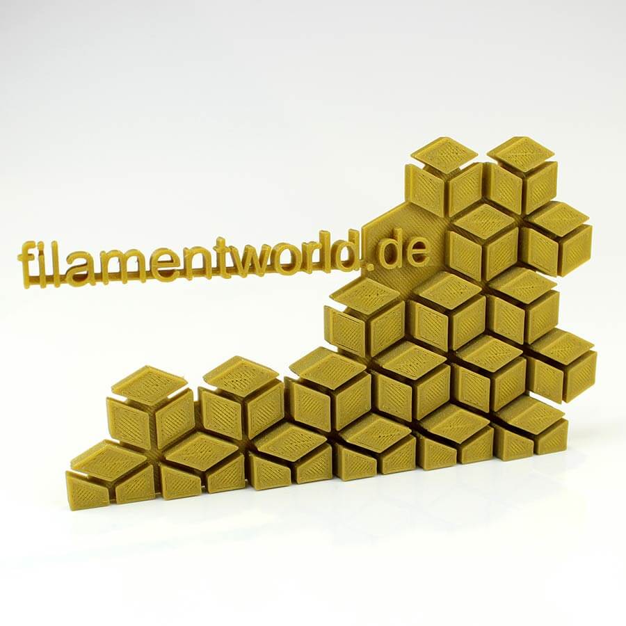 3D Drucker PLA Filament - Gold