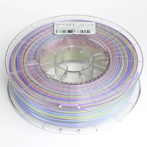 3D Drucker PLA Filament - Regenbogen Silky Pastell - Unicofil