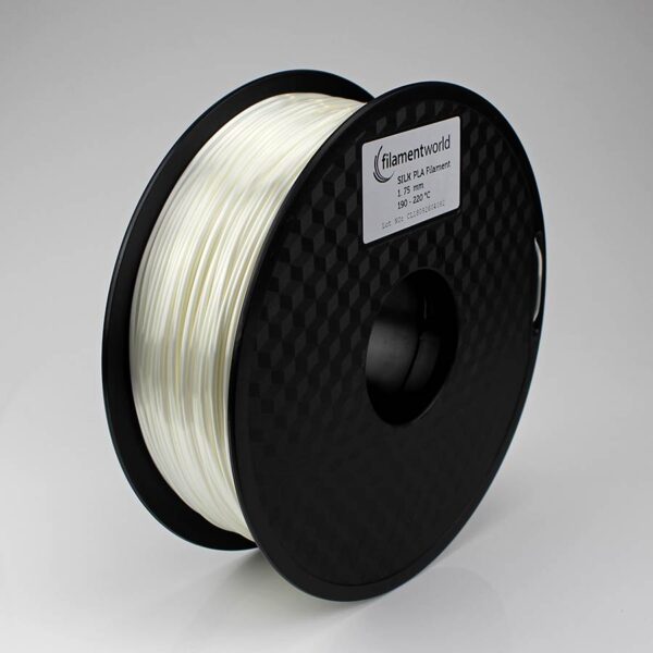 PLA Silk Filament - Weiß - 1.75 mm