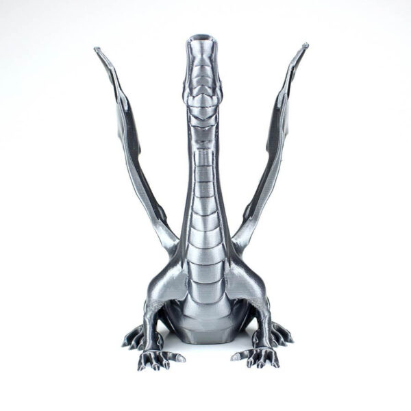 3D Drucker - PLA Silk Filament - Silbergrau