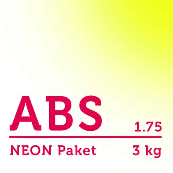 ABS Filament 1.75 mm - NEON Paket