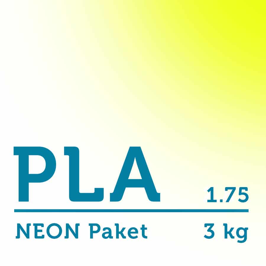 PLA Filament 1.75 mm - NEON Paket