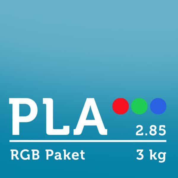 PLA Filament 2.85 mm - RGB Paket