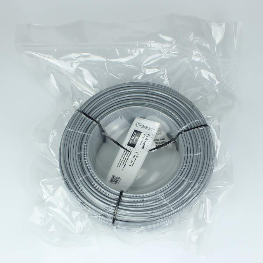 3D Drucker Refill Filament - PLA - 2.85 mm - Grau