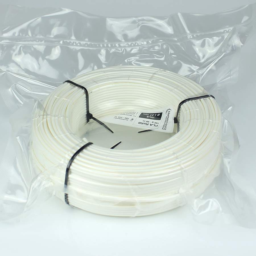 3D Drucker Refill Filament - PLA - 2.85 mm - Weiß