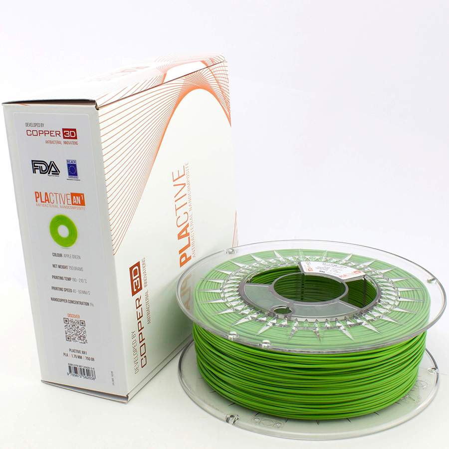 Copper 3D Filament - PLActive - Grün - 1.75 mm