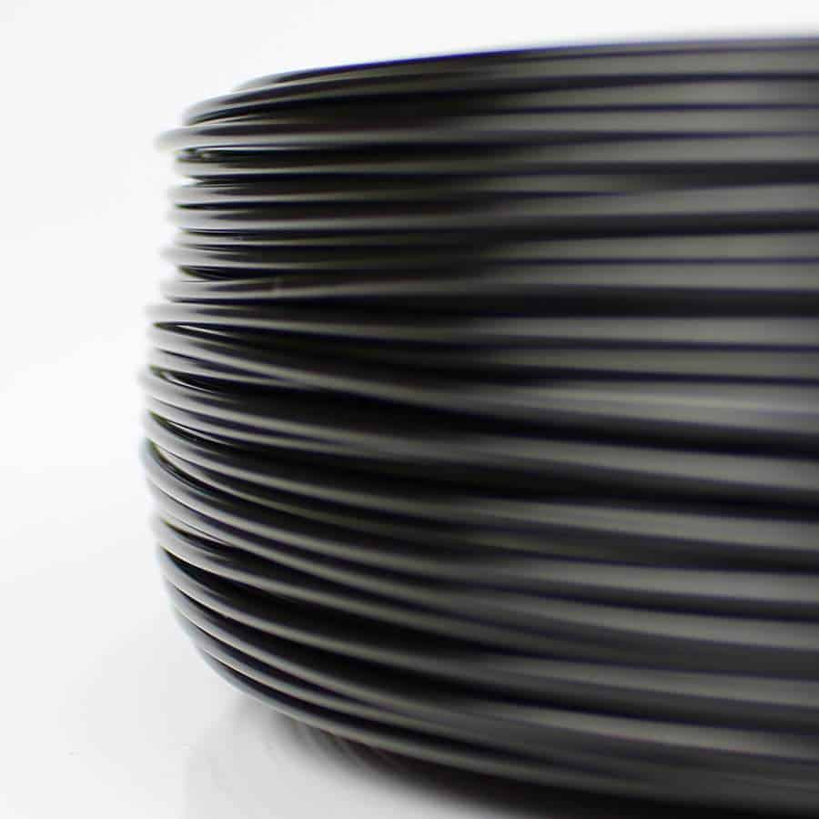3D Drucker Refill Filament - PLA - Recycle - 1.75 mm - Schwarz