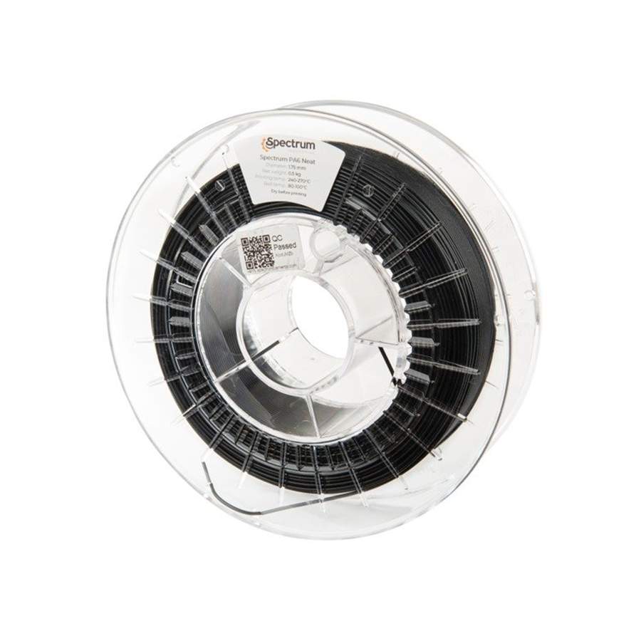 Spectrum Filament - PA6 Neat Nylon - Schwarz