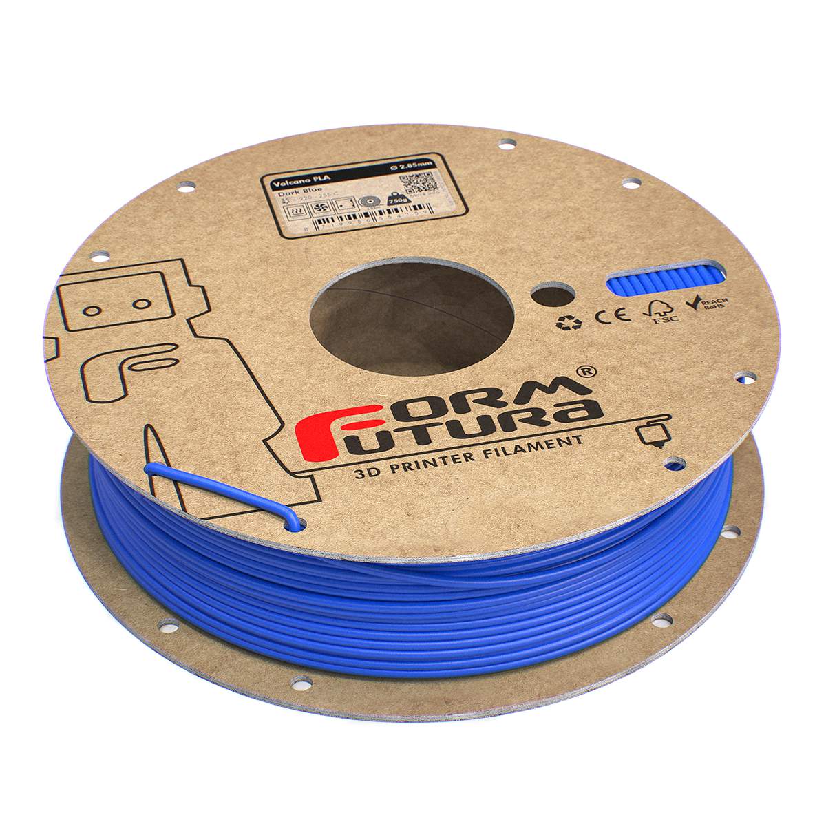 Formfutura - Volcano PLA - Blau 2.85 mm