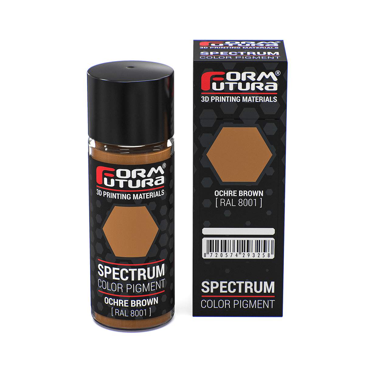 Formfutura - Spectrum Color Pigment - RAL 8028 - Ockerbraun