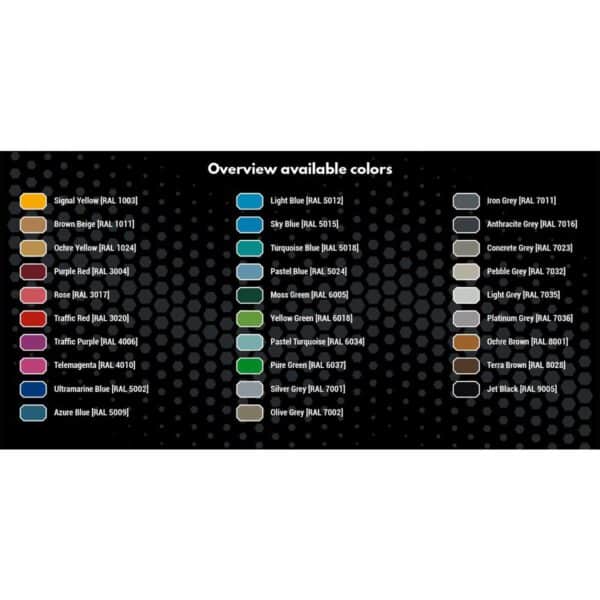 Formfutura - Spectrum LCD Resin - Farbübersicht