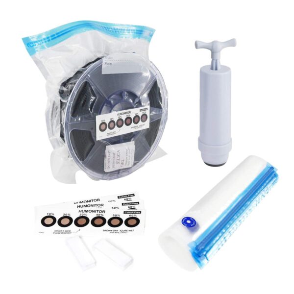 Filament einlagern - Vakuumbeutel mit Pumpe