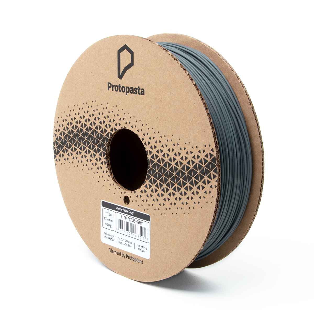 Proto-Pasta - HT-PLA Matte Fiber Grau Filament