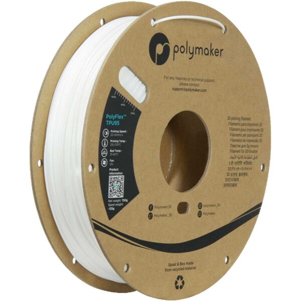 Polymaker - Polyflex TPU95 Filament - Weiß
