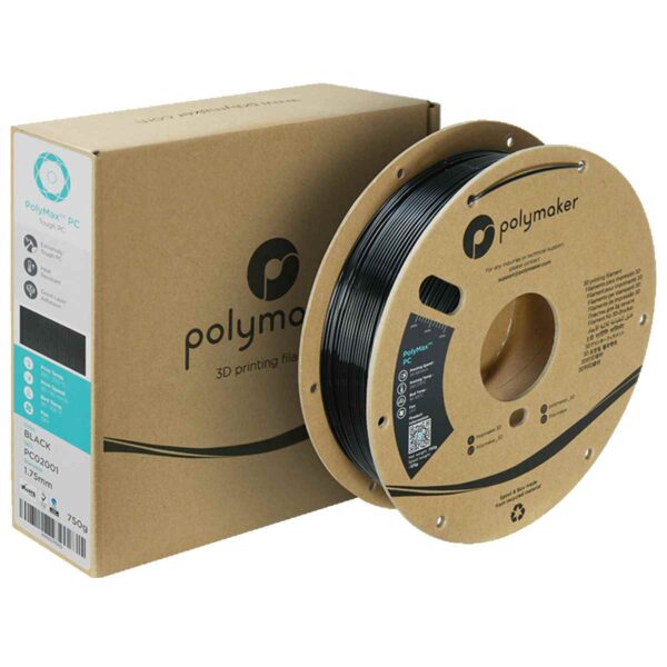Polymaker - Polymax PC Filament - Schwarz