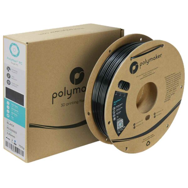 Polymaker - Polymax PC Filament - Schwarz - 2.85 mm