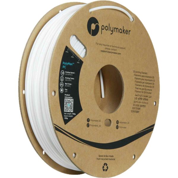 Polymaker - Polymax PC Filament - Weiß - 2.85 mm