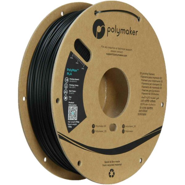 Polymaker - Polymax PLA Filament - Schwarz