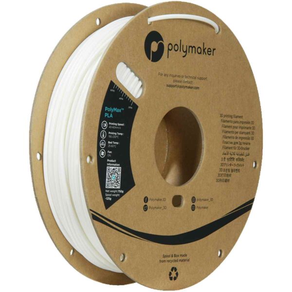 Polymaker - Polymax PLA Filament - Weiß - 2.85 mm