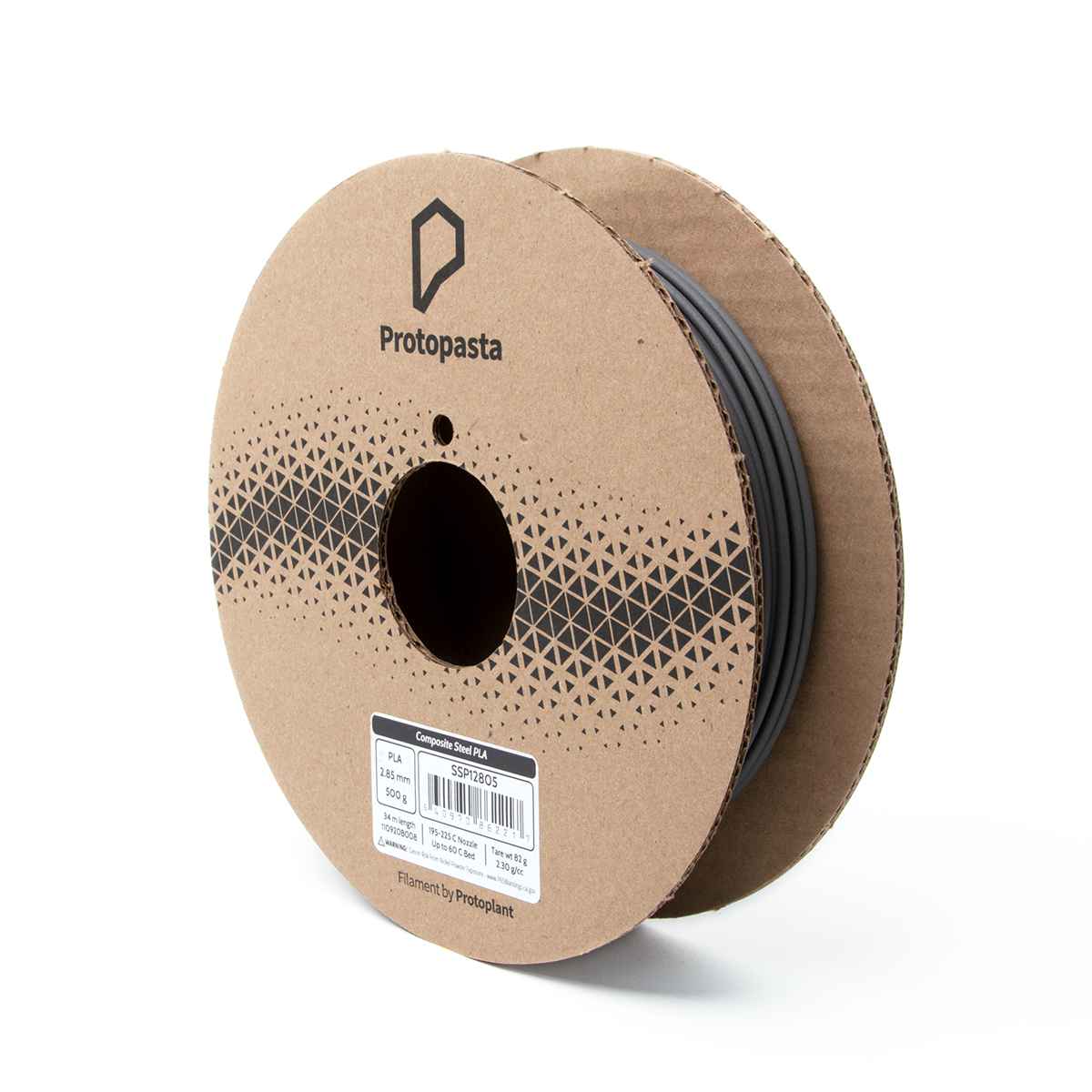 Proto-Pasta - Stainless Steel Filament - Grau - 2.85 mm