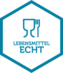 Lebensmittelecht Produkt Zertifikat