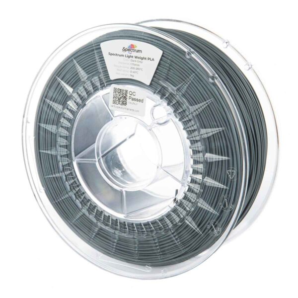 Spectrum - LW PLA Filament - light weight - Dunkelgrau